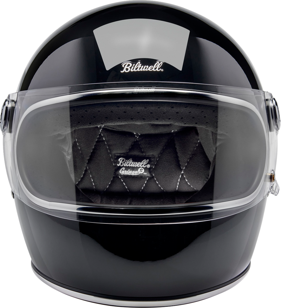 Casco BILTWELL Gringo S - Negro brillante - Pequeño 1003-101-502 