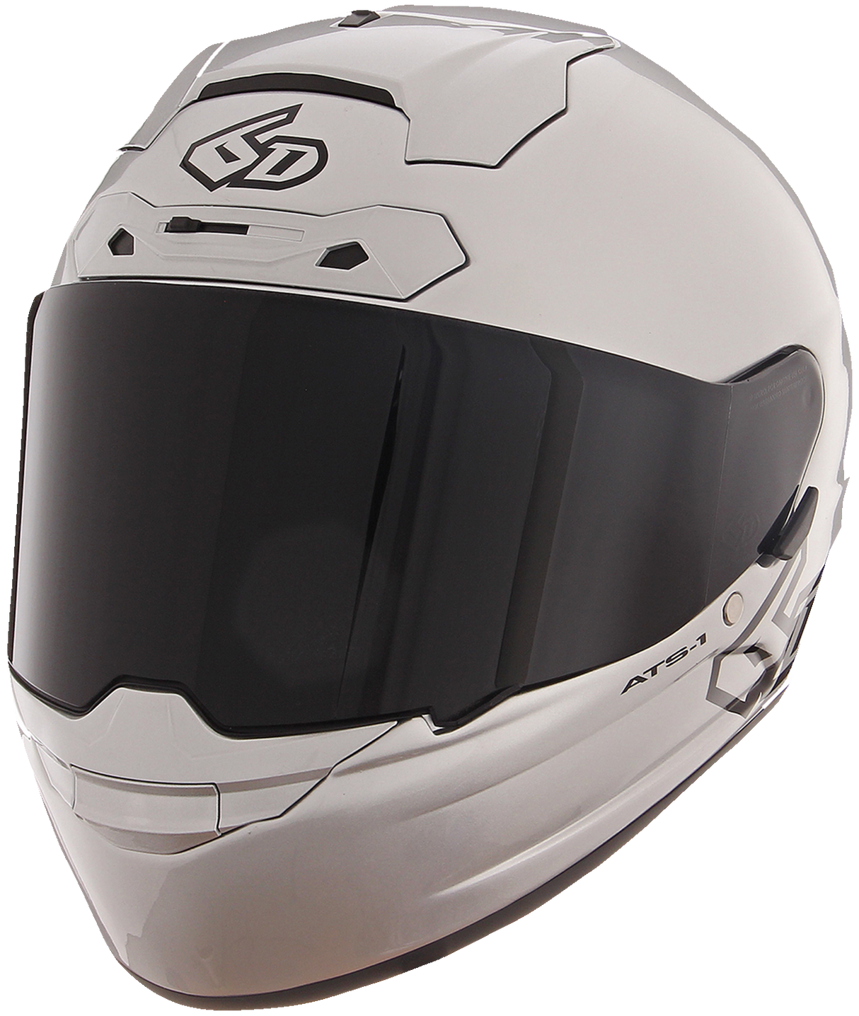 6D ATS-1R Helmet - Gloss Silver - XL 30-0998