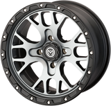 Rueda MOOSE UTILITY - 545X - Delantera/Trasera - Gris - 14x7 - 4/156 - 4+3 545147156SGBL44 