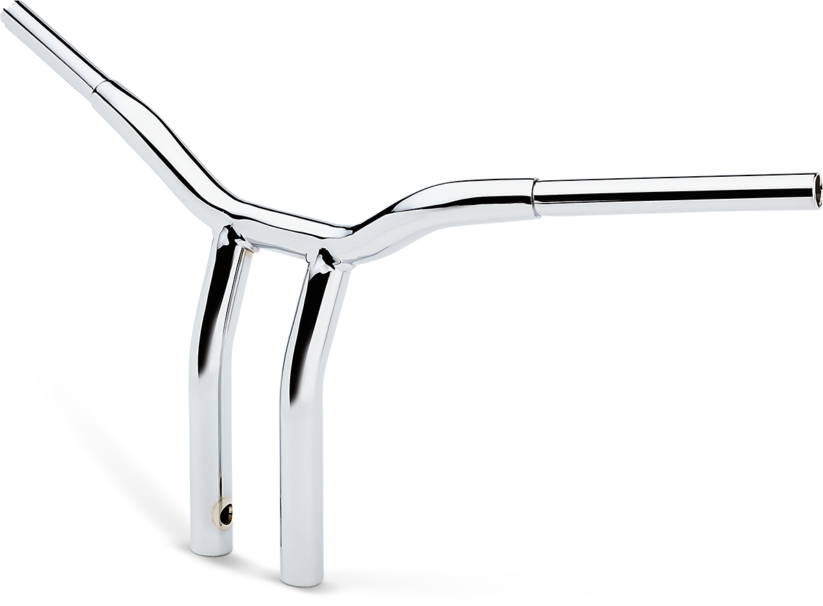 LA CHOPPERS Handlebar - Kage Fighter - One Piece - Bent - 12" - Chrome LA-7338-12