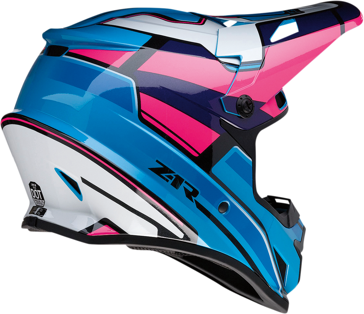 Z1R Rise Helmet - MC - Pink/Blue - 4XL 0110-7191