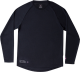 MUC-OFF USA Riders Long-Sleeve Jersey - Black - Small 20365