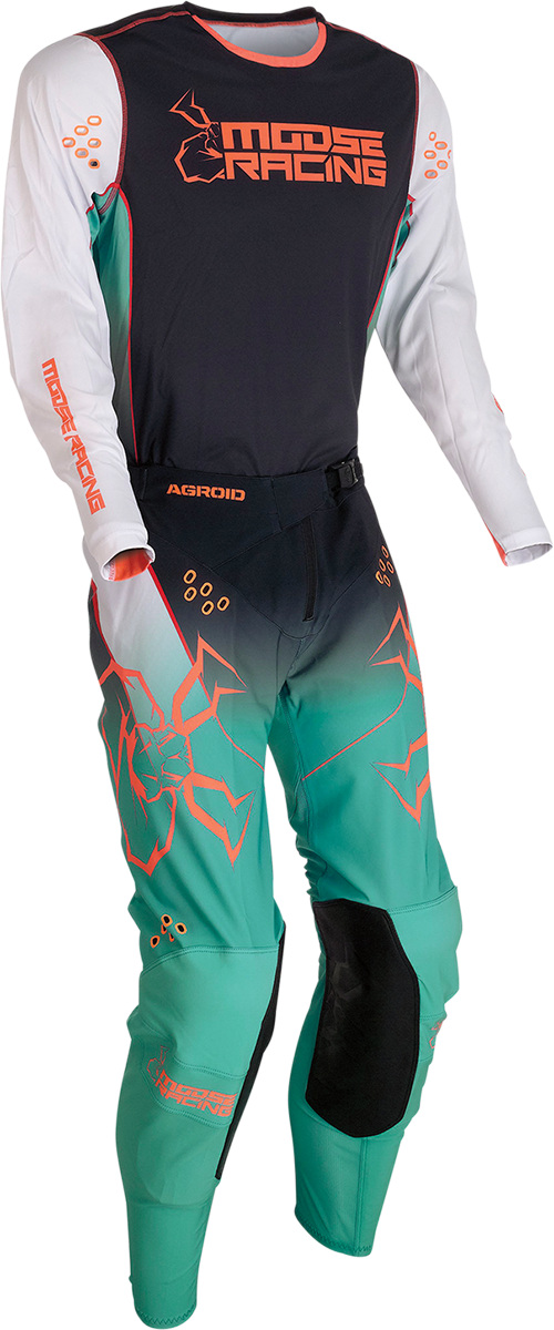 MOOSE RACING Agroid Jersey - Teal/Black - Small 2910-6994