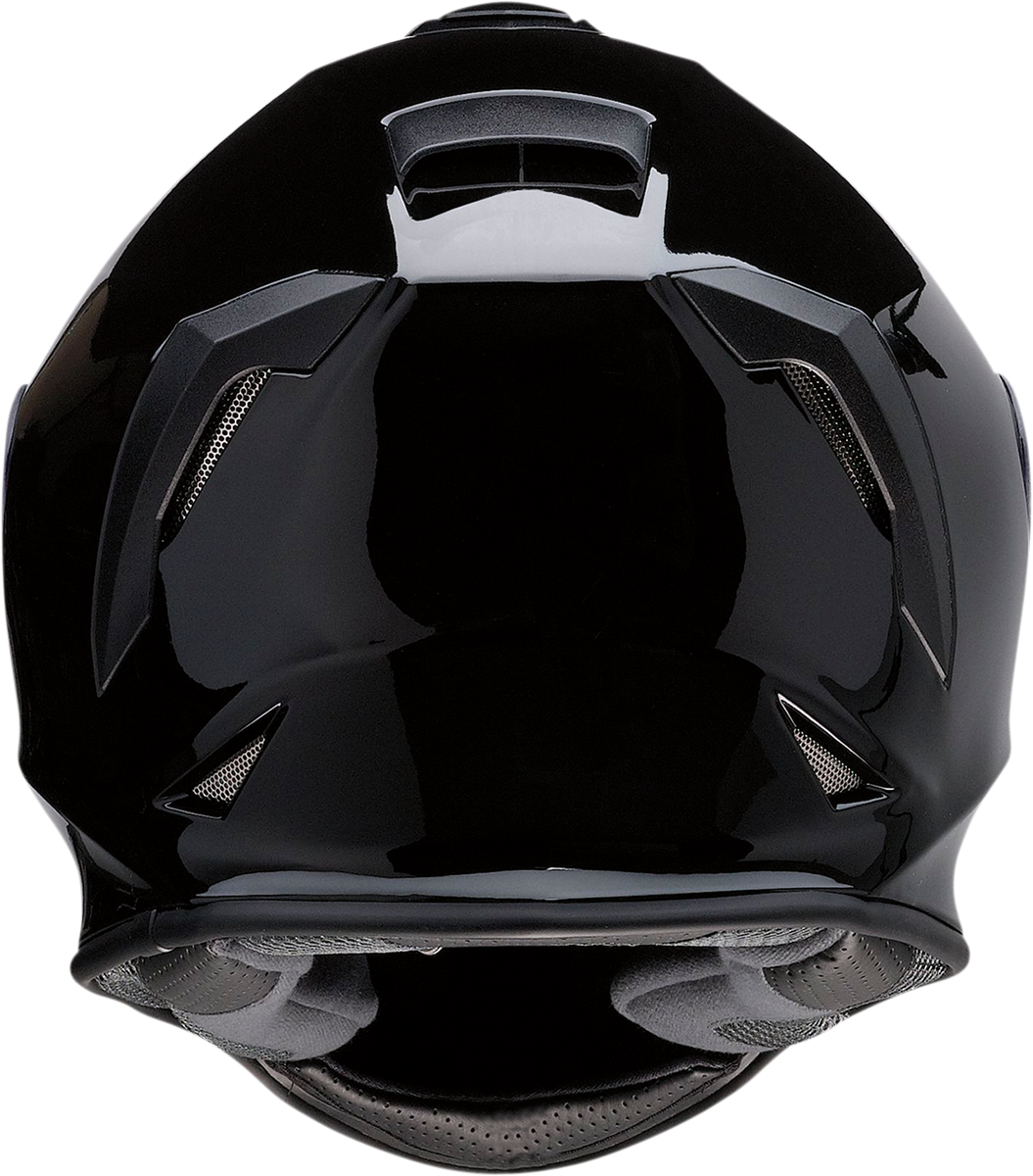 Casco Z1R Youth Warrant - Kuda - Negro brillante - Mediano 0102-0246 