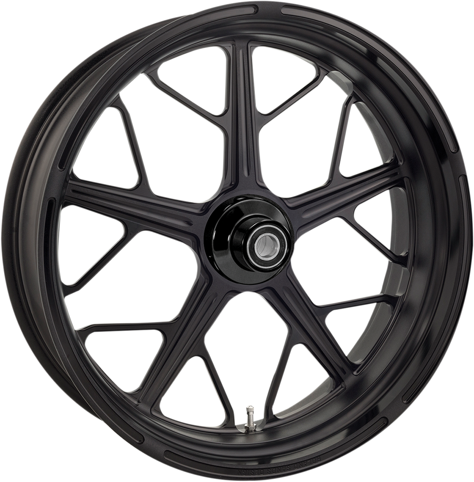 RSD Hutch Wheel - Dual Disc/ABS - Front - Black Ops - 21"x3.50" - '08+ FL 12047106HUTJSMB