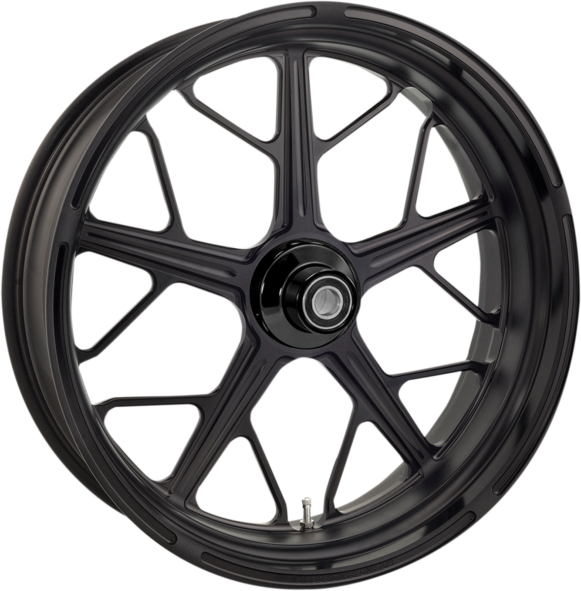 RSD Hutch Wheel - Single Disc/ABS - Rear - Black Ops - 18"x5.50" - '09+ FL 12697814RHUTSMB