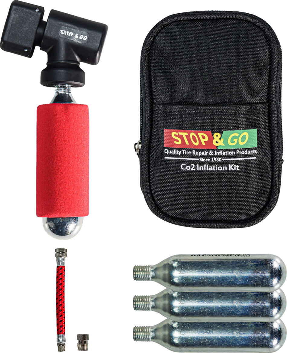 STOP & GO INTERNATIONAL Inflation Kit with Tire Hose - C02 1090A