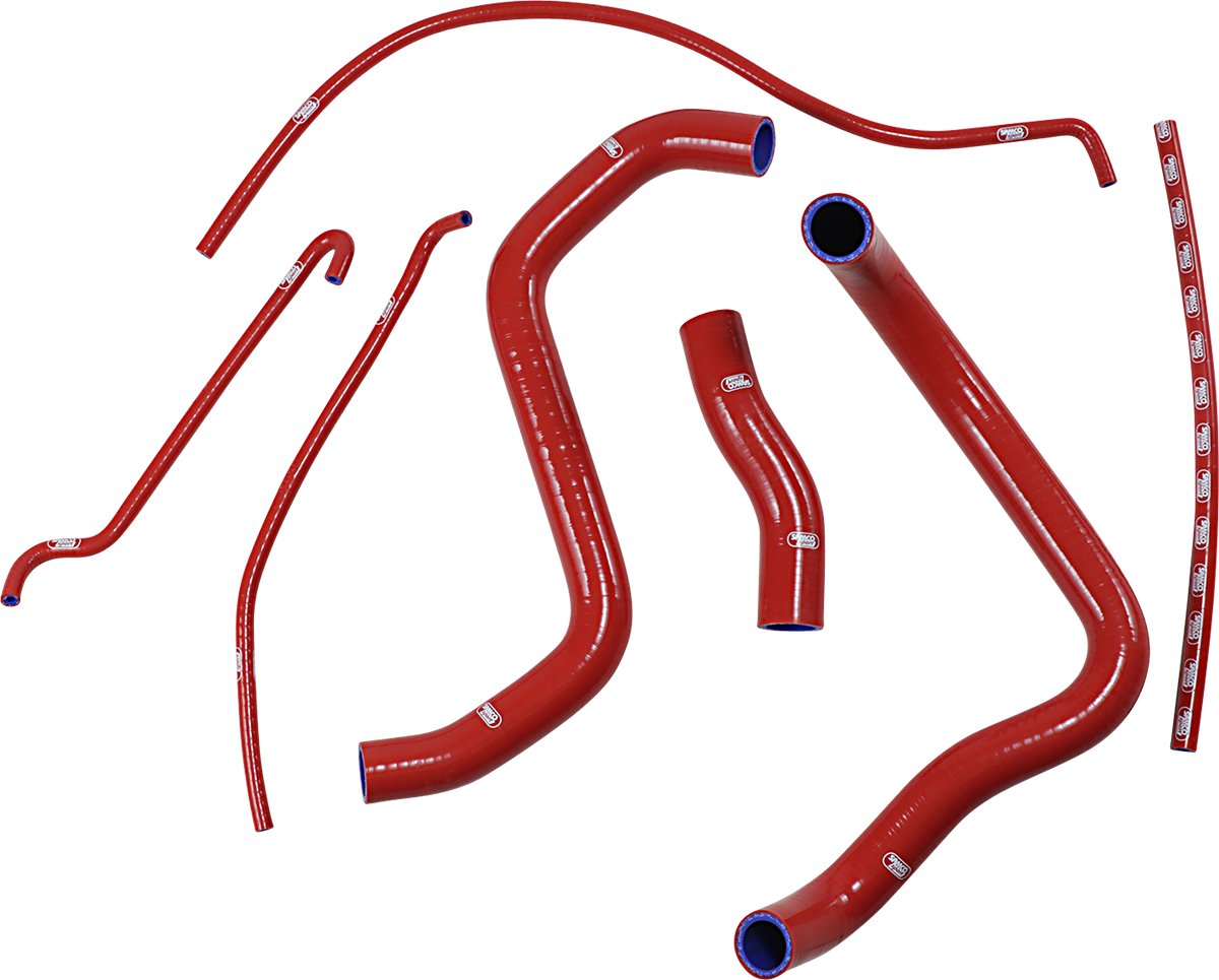 SAMCO SPORT Radiator Hose Kit - Red - Suzuki  	GSX 1300 R 2008-2020, 2022  Hayabusa SUZ-35RD