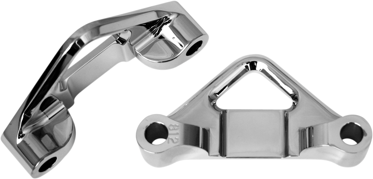 ACCUTRONIX Hot Legs/Bagger Legs Fender Spacers - Chrome - 0.8125" Spacer - For 6-3/8" Width Fender TFS41-EMF812C