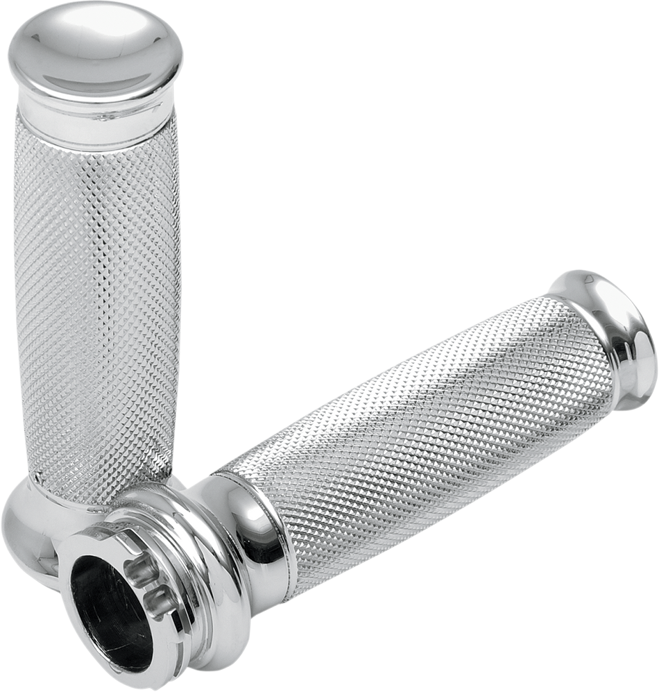 TODD'S CYCLE Grips - Vice - Knurled - Chrome VGK-1