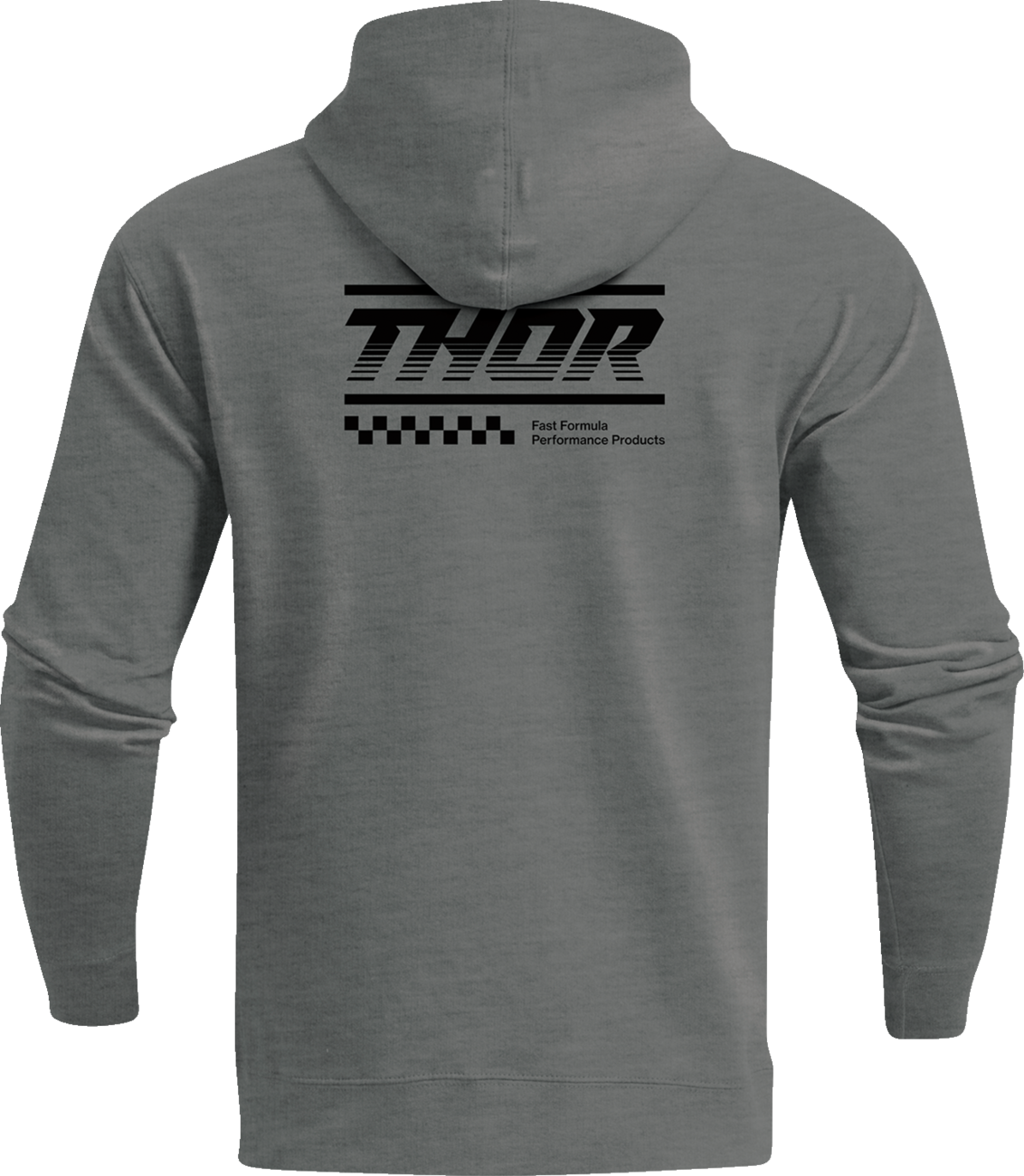 THOR Formula Zip-Up Fleece Sweatshirt - Heather Gunmetal - Small 3050-6663