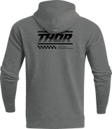 THOR Formula Zip-Up Fleece Sweatshirt - Heather Gunmetal - Small 3050-6663