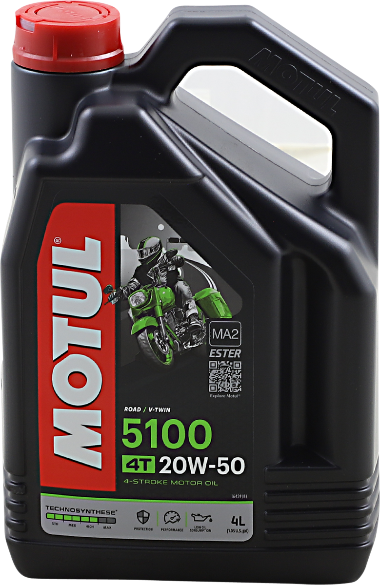 MOTUL 5100 4T Synthetic Blend Oil - 20W-50 - 4L 109945