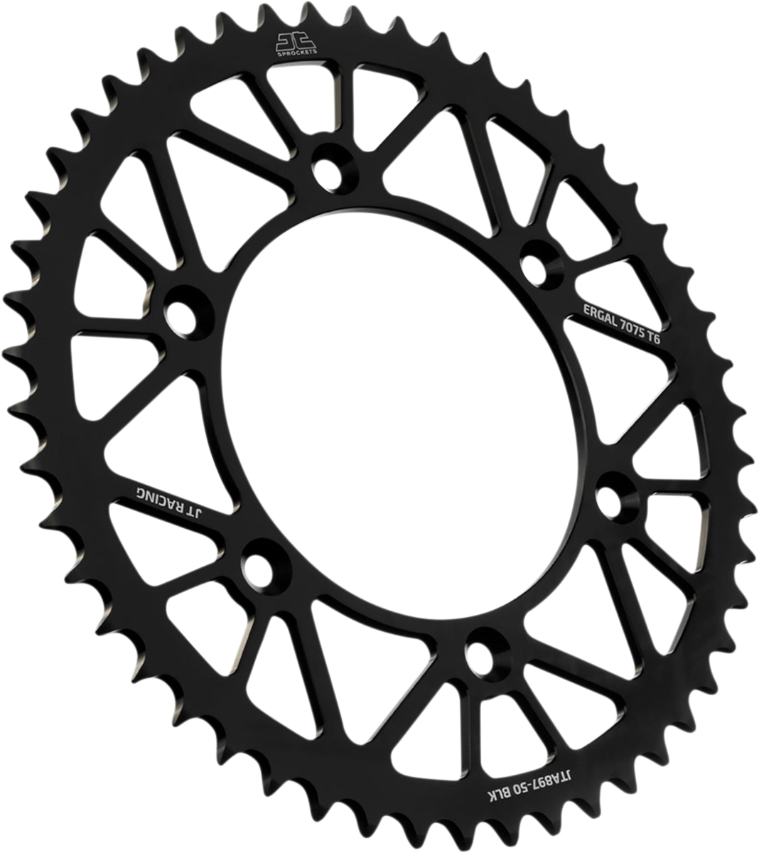 JT SPROCKETS Rear Sprocket - Black - 50-Tooth JTA897.50BLK