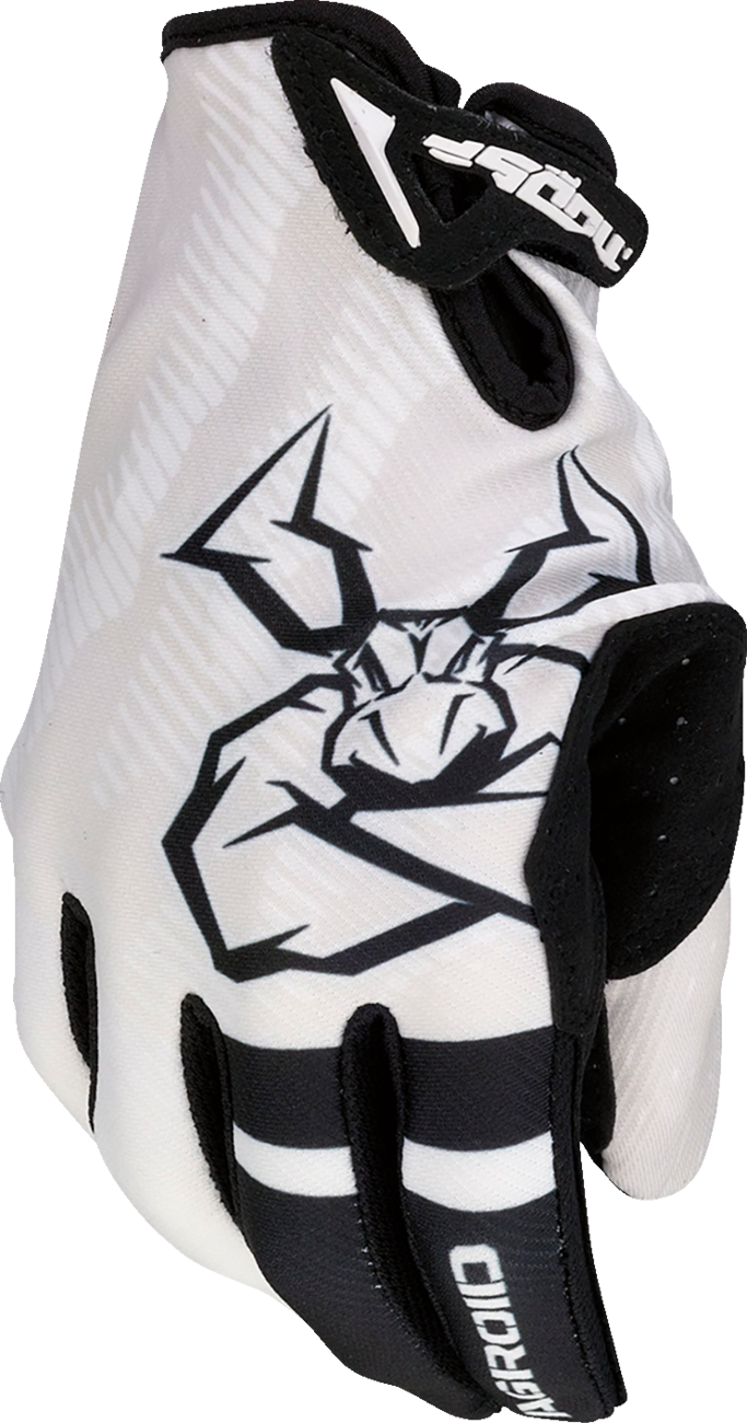 MOOSE RACING Agroid™ Pro Gloves - White - Medium 3330-7591