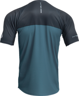 THOR Intense Assist Censis Jersey - Short-Sleeve - Teal/Midnight - Medium 5020-0218