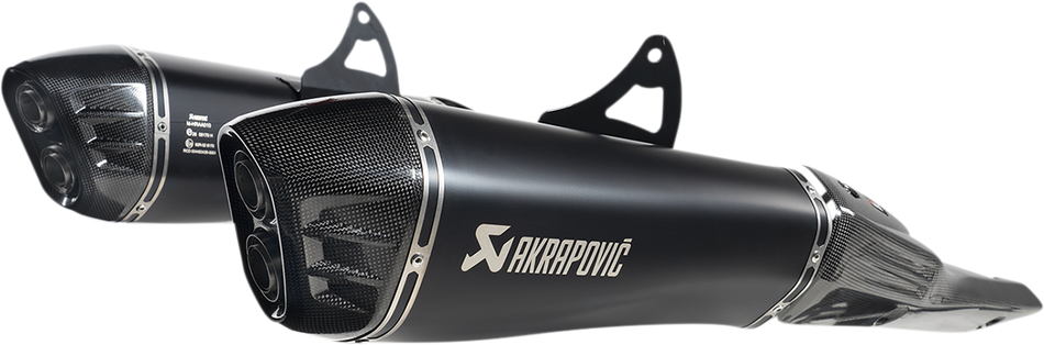 Akrapovic slip-on series mufflers - titanium/carbon fiber - black Hayabusa Busa 2021 -2024  G3 S-S13SO4-HRAATBL 1811-4158