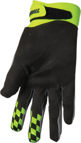 THOR Draft Gloves - Gray/Acid - Large 3330-6815