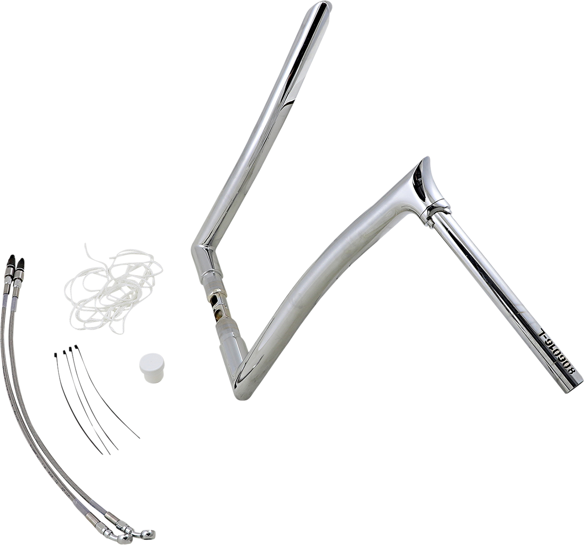 FAT BAGGERS INC. Handlebar Kit - Pointed Top - 16" - Chrome 809316