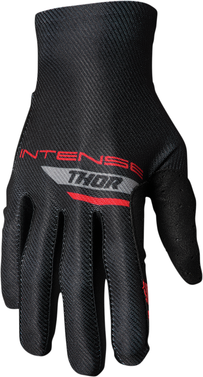 THOR Intense Team Gloves - Black/Red - Small 3360-0039