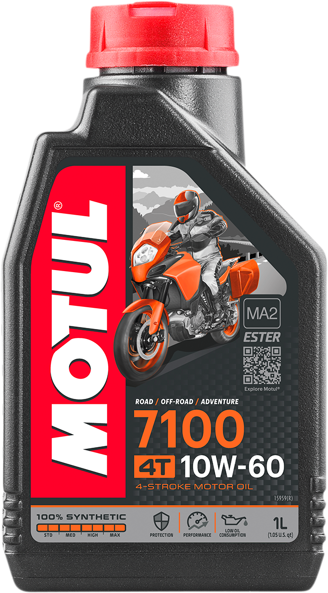 MOTUL 7100 4T Synthetic Oil - 10W-60 - 1L 104100