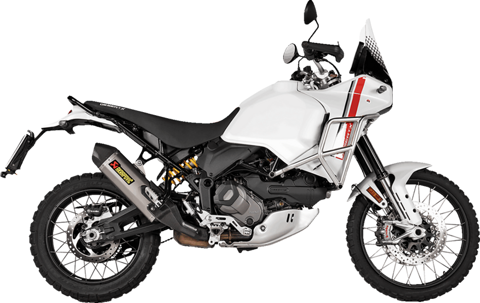 AKRAPOVIC Slip-On Line Muffler - Titanium Ducati DesertX 2022-2023  S-D9SO19-HJAT 1811-4437