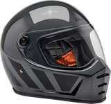 BILTWELL Lane Splitter Helmet - Storm Gray Inertia - Large 1004-569-504