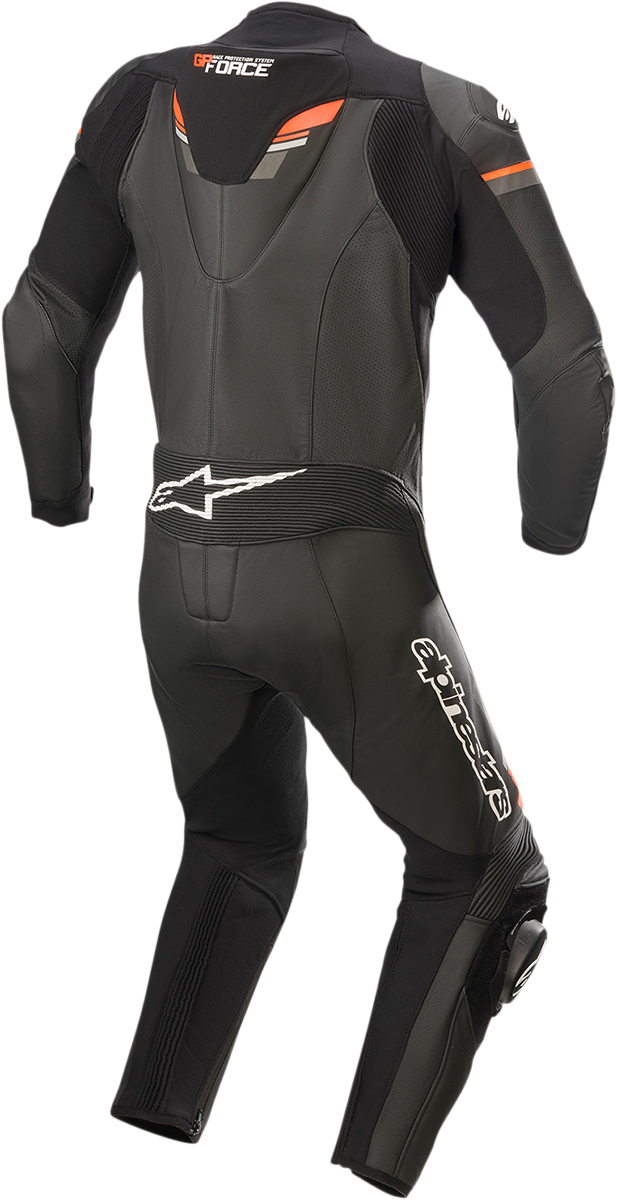 ALPINESTARS GP Force Chaser 1-Piece Leather Suit - Black/Red Fluorescent - US 42 / EU 52 3150321-1030-52