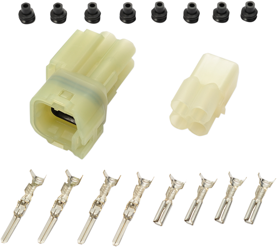 SHINDY Multi-Conductor Electrical Connectors - Four-Pin - Water-Resistant 16-624