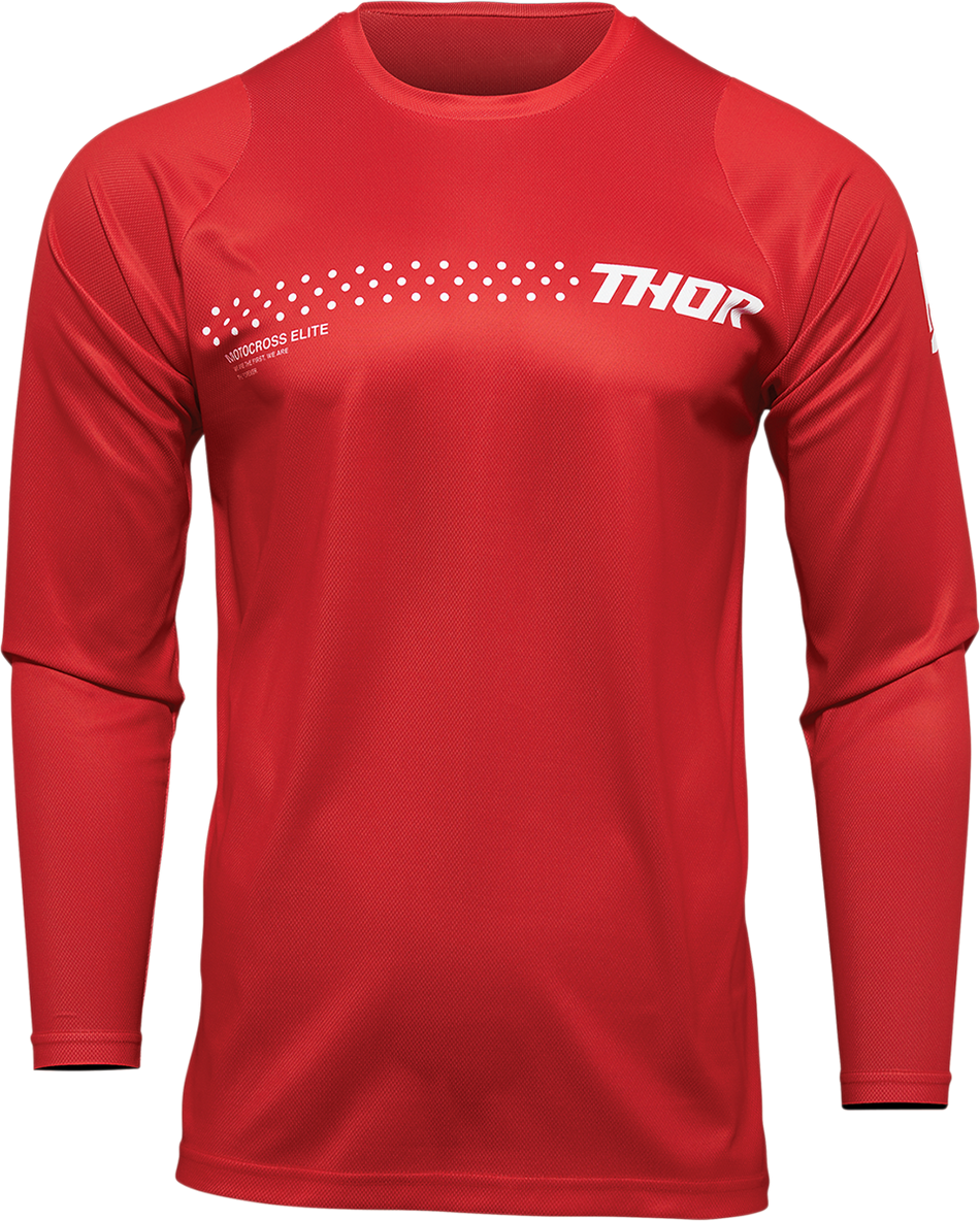 THOR Sector Minimal Jersey - Red - Large 2910-6433