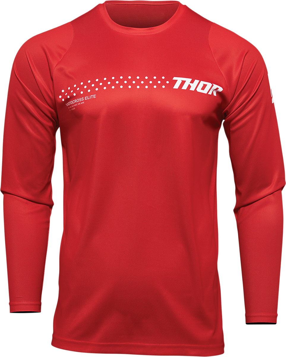 THOR Sector Minimal Jersey - Red - Large 2910-6433