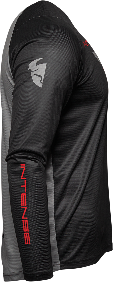 THOR Intense Jersey - Long-Sleeve - Black/Gray - Small 5120-0063