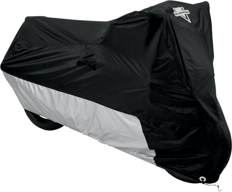 NELSON RIGG Motorcycle Cover - Black/Silver - Medium MC-904-02-MD