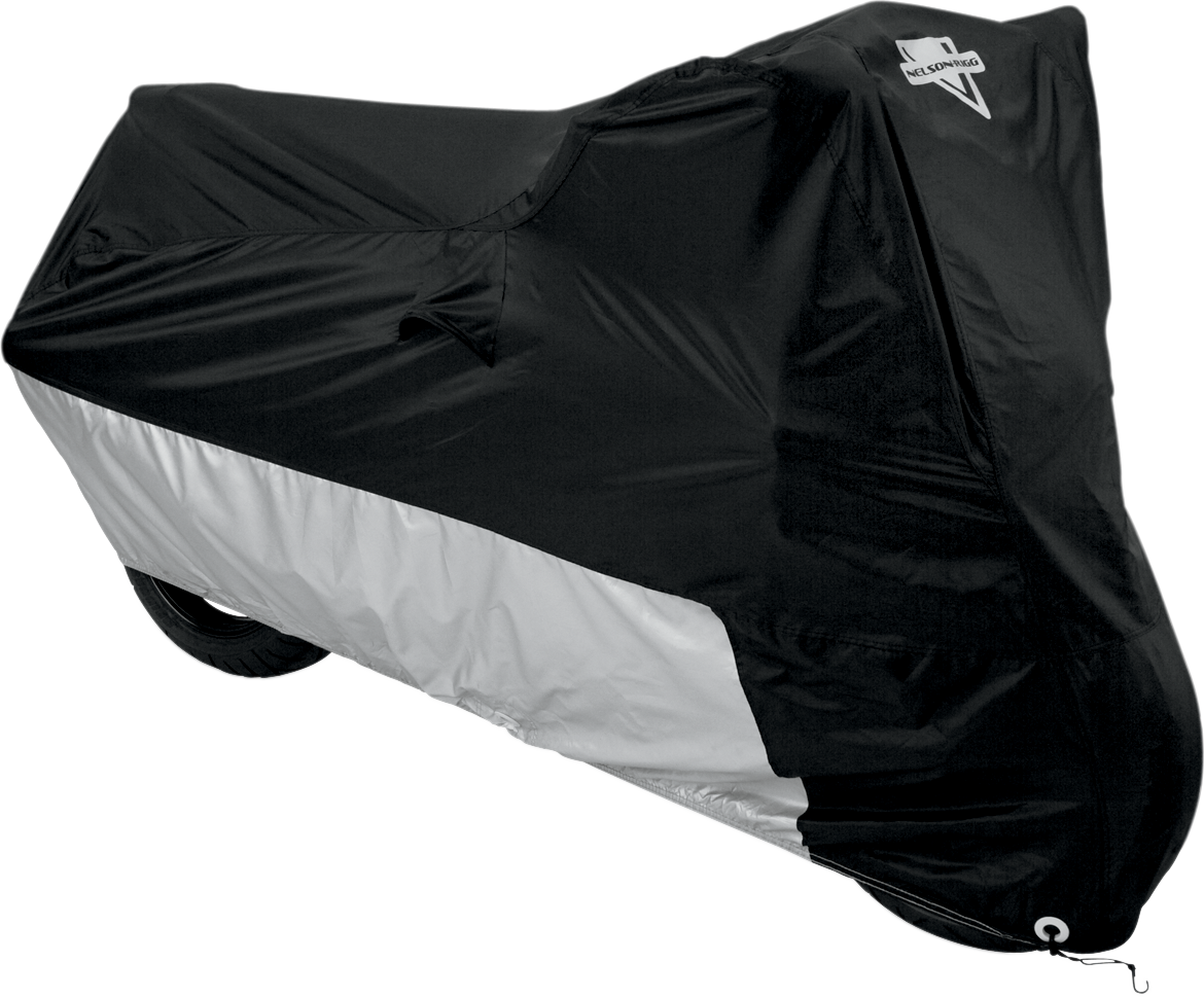 NELSON RIGG Motorcycle Cover - Black/Silver - Extra Large MC-904-04-XL