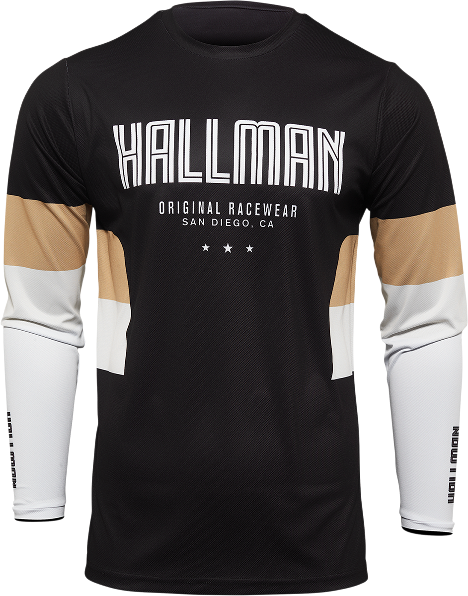 THOR Hallman Differ Draft Jersey - Black/Latte - Medium 2910-6593