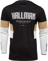 THOR Hallman Differ Draft Jersey - Black/Latte - Large 2910-6594