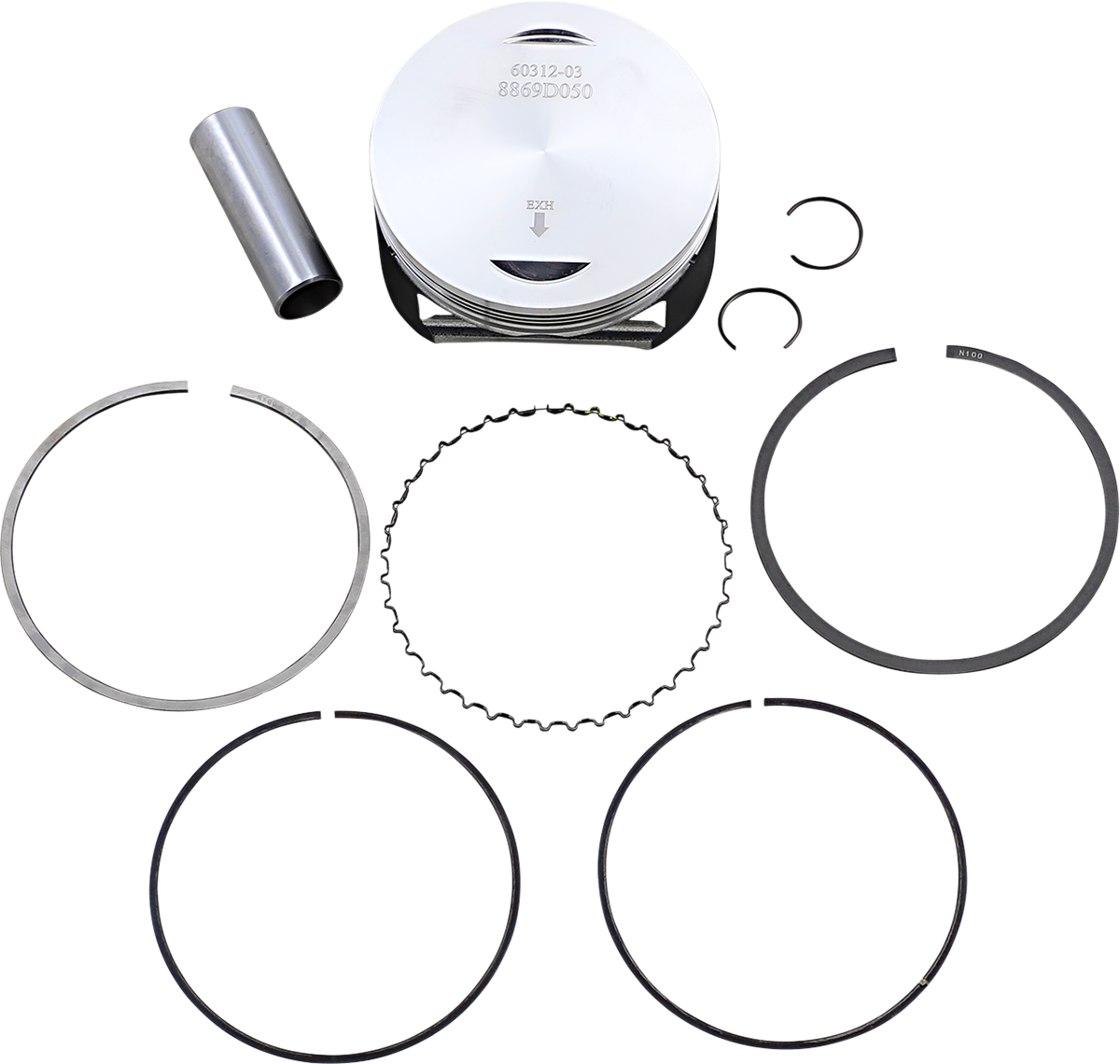 WOSSNER Piston Kit 8869D050