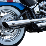 S&S CYCLE Slash Cut Mufflers - 50 State - Chrome 550-0756B