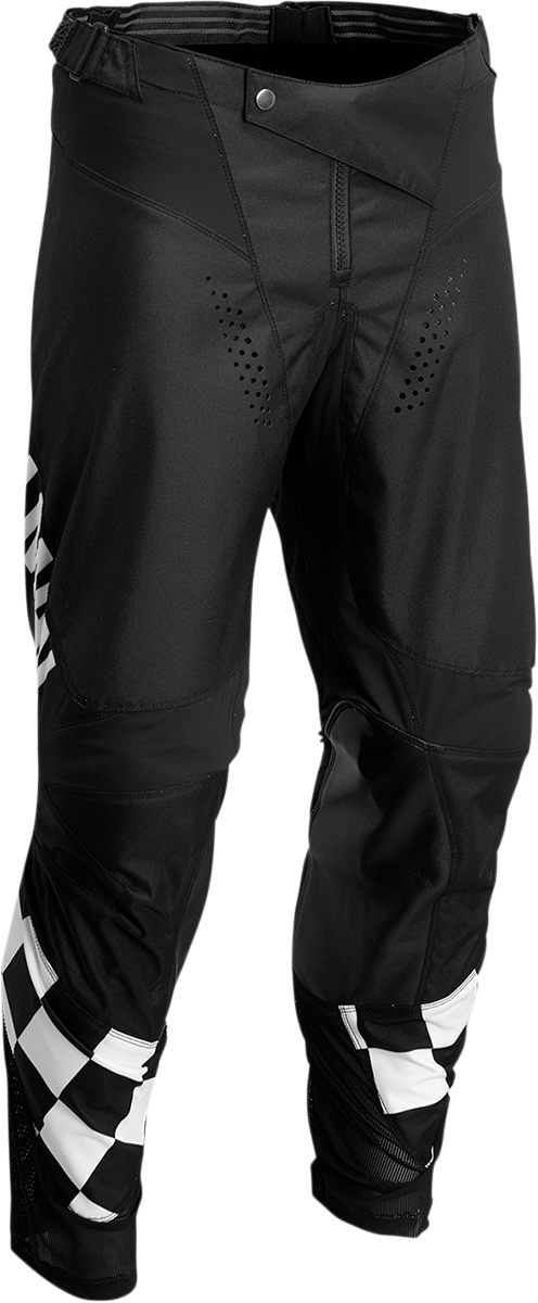 THOR Hallman Differ Cheq Pants - Black/White - 30 2901-9517