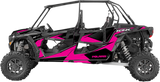 D'COR VISUALS Complete Graphics Kit - Pink/Black - 4-Door - RZR 20-60-113