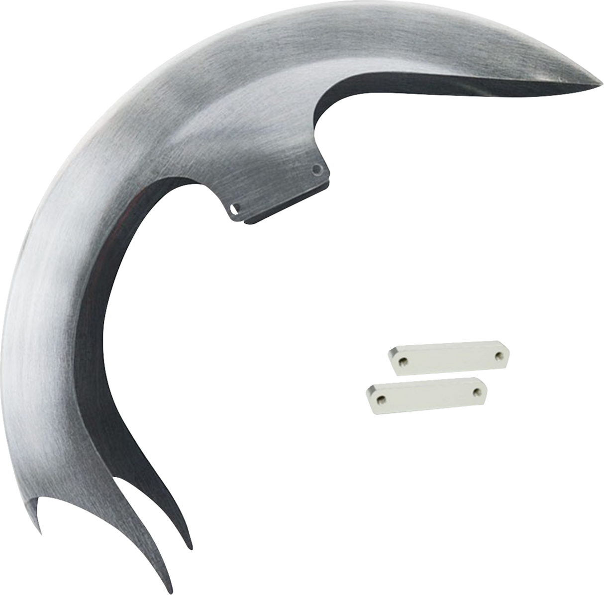 PAUL YAFFE BAGGER NATION Talon Front Fender - 26" Wheel - With Chrome Fender Adapters - Touring Models TALON26-14L-C