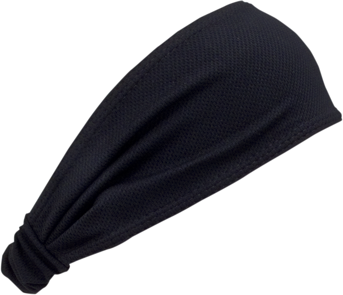 SCHAMPA & DIRT SKINS Solid Mini Doo-Z Coolskin Headwrap - Black DZ015B-0