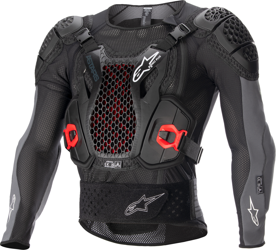 ALPINESTARS Bionic Plus v2 Protection Jacket - Black/Anthracite/Red - Large 6506723-1036-L