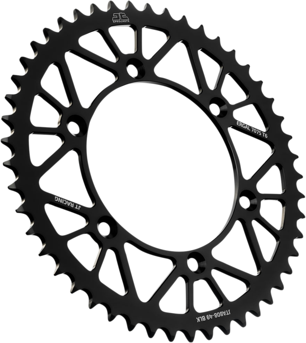 JT SPROCKETS Rear Sprocket - Suzuki - Black - 49-Tooth JTA808.49BLK