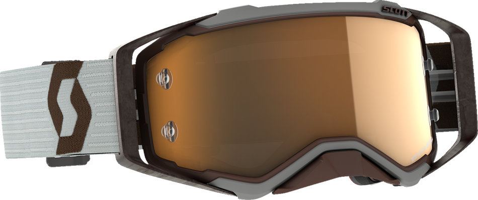 SCOTT Prospect Amplifier Goggles - Gray/Brown - Gold Chrome Works 285536-7430324