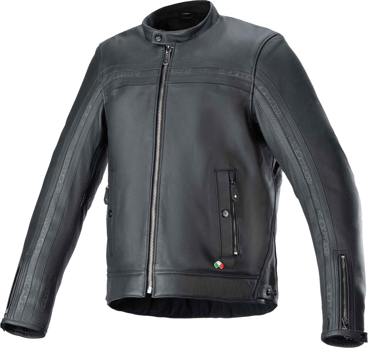 ALPINESTARS Dyno Leather Jacket - Black/Black - 2XL 3103924-1100-2X