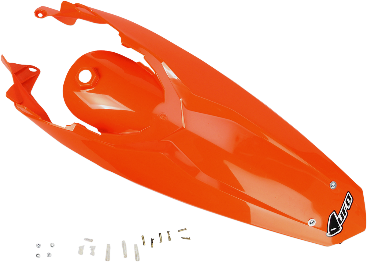 Guardabarros trasero UFO Enduro con luz - KTM '98-'20 Naranja KT04027-127 