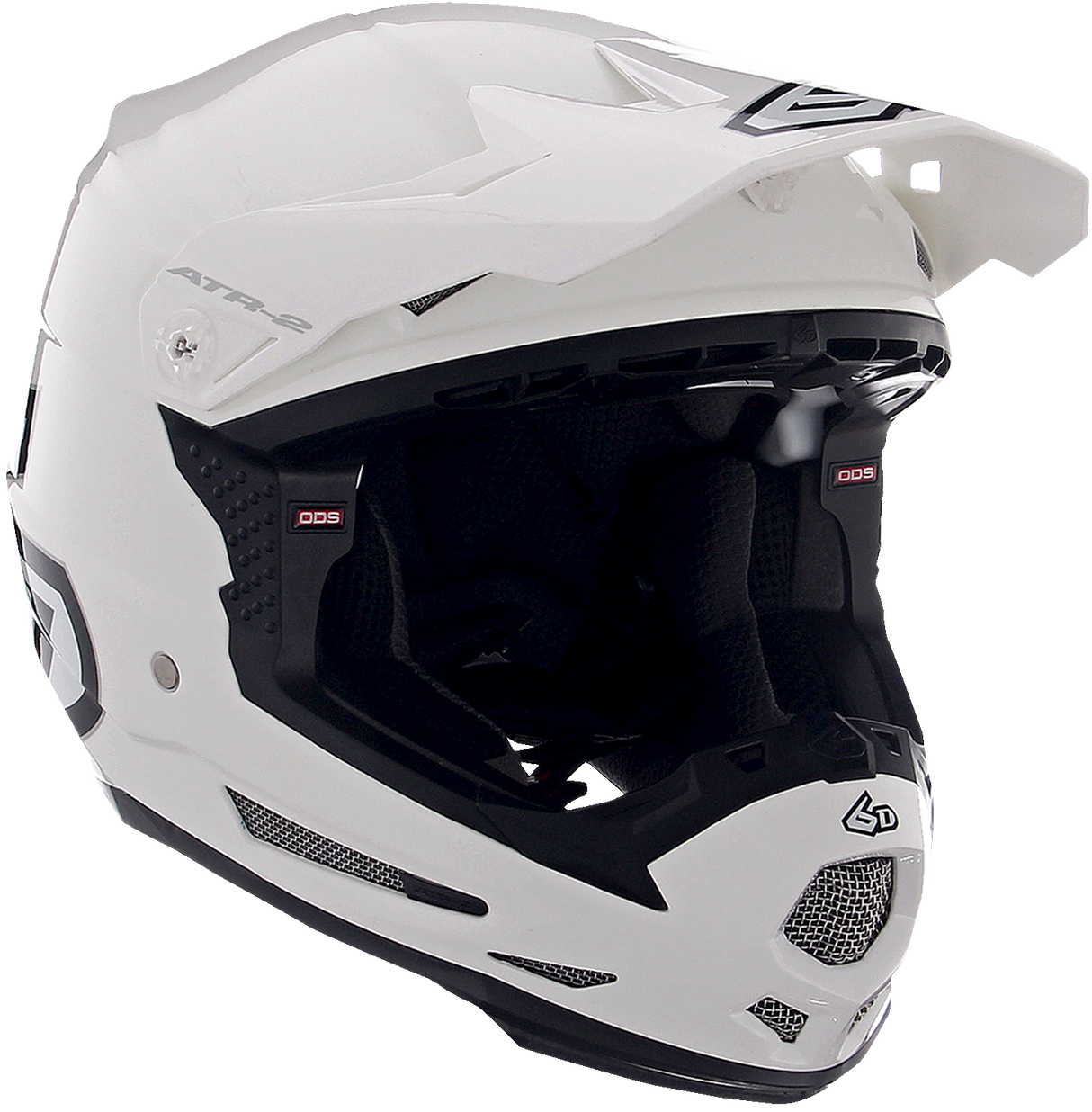 6D ATR-2 Helmet - Gloss White - Small 12-0525