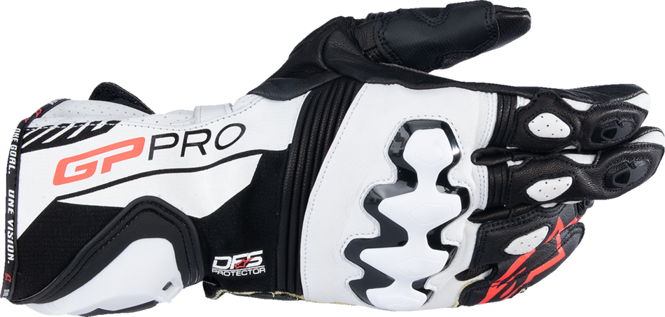 ALPINESTARS GP Pro R4 Gloves - Black/White - Medium 3556724-12-M