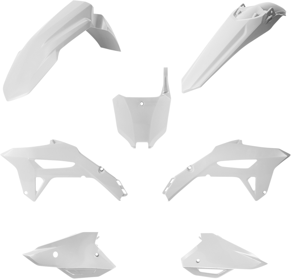 CYCRA Plastic Body Kit - White CRF250R 2022-2023  / CRF450R 2021-2023   1CYC-9431-42
